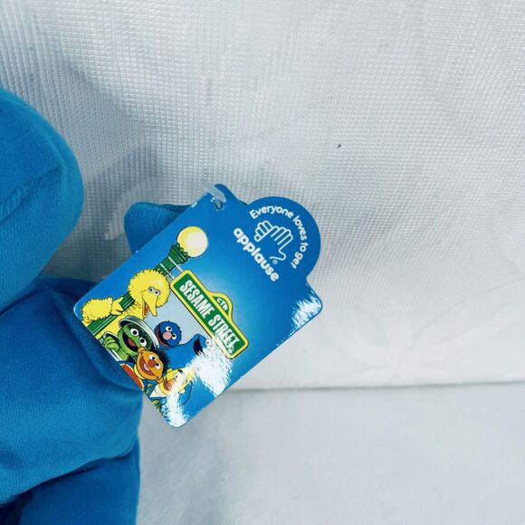 5 for $25| 1996 Applause Sesame Street Cookie Monster Plush Jim Henson Blue - Picture 4 of 10